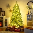 thumbnail image 2 of Gymax 6 FT Pre-Lit Artificial Christmas Tree w/ Remote Control, 2 of 9