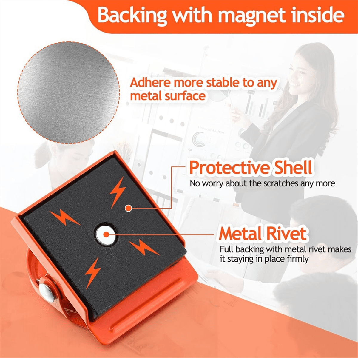 54 Pcs Refrigerator Magnets Clips Metal Heavy Duty Magnetic Clips Whiteboard Magnet Clip Locker Magnets Clips for Fridge