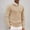 Beige, variant on Zynviq Winter Sweaters for Men Pullover Cable Knit Long Sleeve Solid Sweaters Knitted Shirts for Men,XL