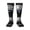 3 Black, variant on Women's Knee High Socks Thin Blue Line Flag Outdoor Casual Tube Socks