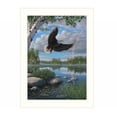 thumbnail image 2 of On Eagles Wings 2 White Framed Print Wall Art, 2 of 3