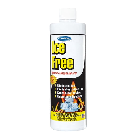 ComStar Ice Free Super Heat 16 oz Fuel Treatment Bundle, Prevents Gelling