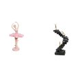thumbnail image 1 of Figura De Bailarina De Resina, Escultura De Niña Pensante, Estatua De Escalera, Figura Abstracta, Artesanía, Recuerdo Novedoso, Objeto Decorativo, Adorno De Escritorio Para Oficina, Sala De, 1 of 8