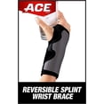 thumbnail image 2 of ACE Reversible Splint Wrist Brace, One Size, Adjustable, 2 of 11