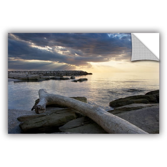 ArtWall Dan Wilson "Lake Erie Sunset II" ArtAppealz Removable Wall Art