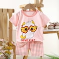 thumbnail image 2 of Ensemble de Pyjamas pour Tout-Petits Chandail Cartoon Col Rond Doux Pyjamas pour Enfants Vêtements de Maison Garçons Taille 3-4 Ans, 2 of 3