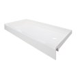 thumbnail image 1 of Transolid T36030R-01 T3 60-in x 30-in Rectangular Alcove Shower Base with Right Drain, White, 1 of 1
