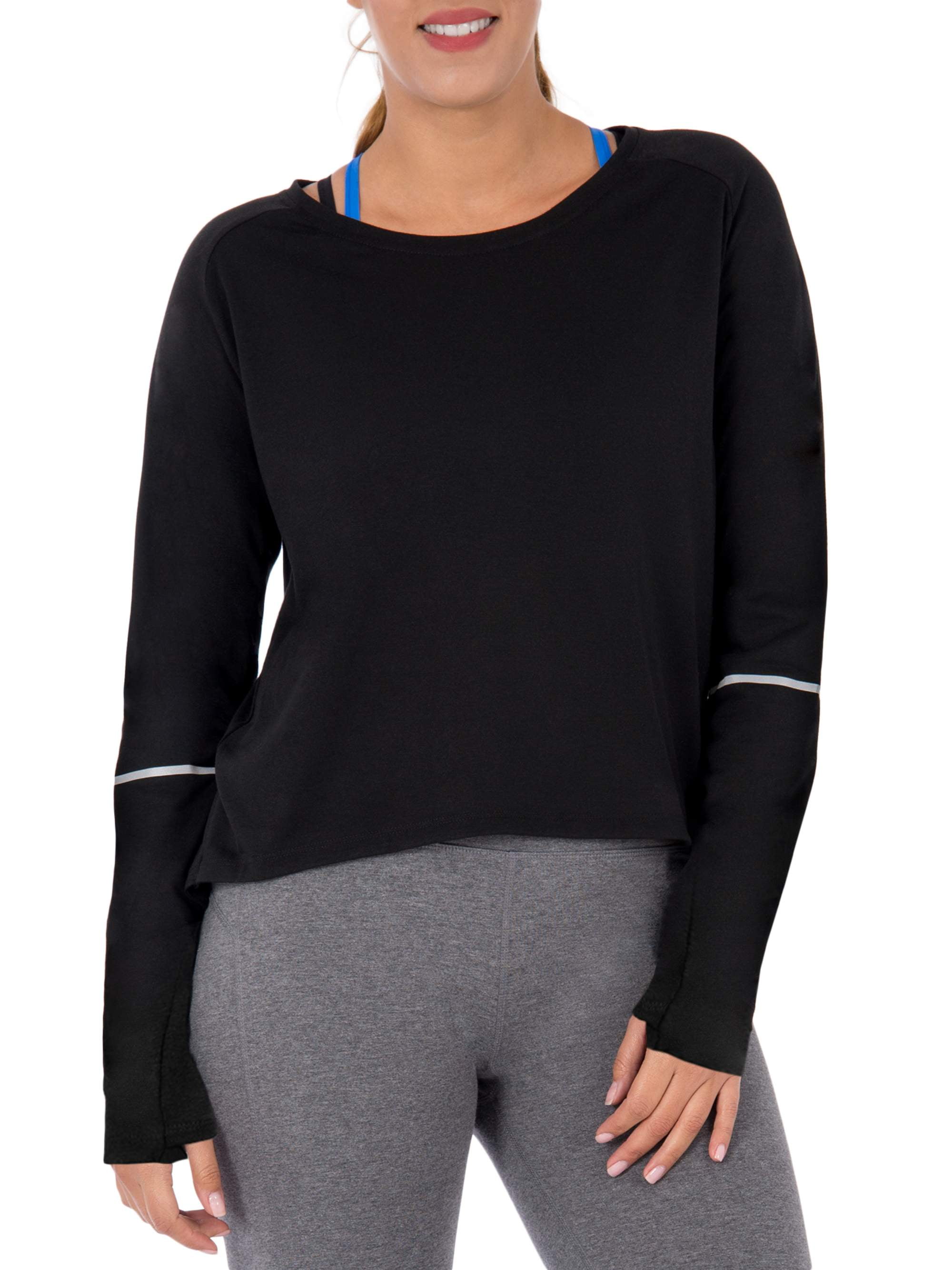 Athletic Works Women's Active Long Sleeve Tunic With Reflective Detail