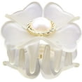 thumbnail image 1 of Clips Translucides Couleurs de Cheveux Mignons Filles Cheveux Griffes de Fleurs Forme de Gelée Femmes Clips de Pinces à Cheveux pour Rouleaux de Cheveux Clips à Cheveux (Taille, F), 1 of 3