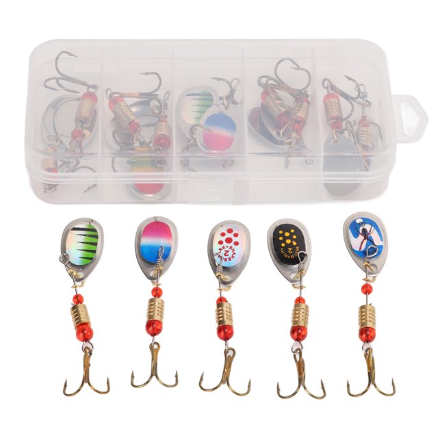 Señuelo De Pesca Con Cuchara De Cebo Giratorio, Cebo Giratorio Fuerte Con Anzuelo Triple Para Capa De Natación Completa Para Hemiculter Leucisculus Para Topmouth Culter