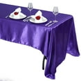 thumbnail image 6 of Efavormart 60x126" Rectangle PURPLE Wholesale SATIN Tablecloth Banquet Linen Wedding Party Restaurant Tablecloth, 6 of 10
