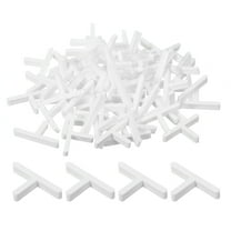 400Pack Wall Floor Tile Plastic T-Shape Spacers Tiling Tools 2mm 1/16 Inch White