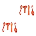 thumbnail image 2 of Riwesomey 4 correas de amarre de bucles suaves de 18 pulgadas, 1900 lb, carga de trabajo resistente de 2500 lb para motocicleta UTV/ATV Snowmobile Type3 NO3 Riwesomey CBP078689, 2 of 5