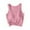 Pink, variant on Uaswgudfs Women's Summer Scoop Neck Slim Fit Sleep Short Tank Top | Soft Contour Pajama Tee for Ladies | Breathable Cropped Pjs