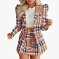 thumbnail image 1 of CNKOO X  3PCS Woman Suit Jacket  Casual Pocketed Office Blazers Draped Open Front Cardigans Jacket Work Suit, 1 of 2