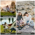 thumbnail image 3 of Camp Table Outside Folding Grill Table Aluminum Alloy Camping Folding Table for Outdoor, 3 of 8
