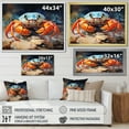 thumbnail image 4 of Designart "Crab Coastal Guardian composition" Animals Floater Framed Wall Art Living Room, 4 of 7