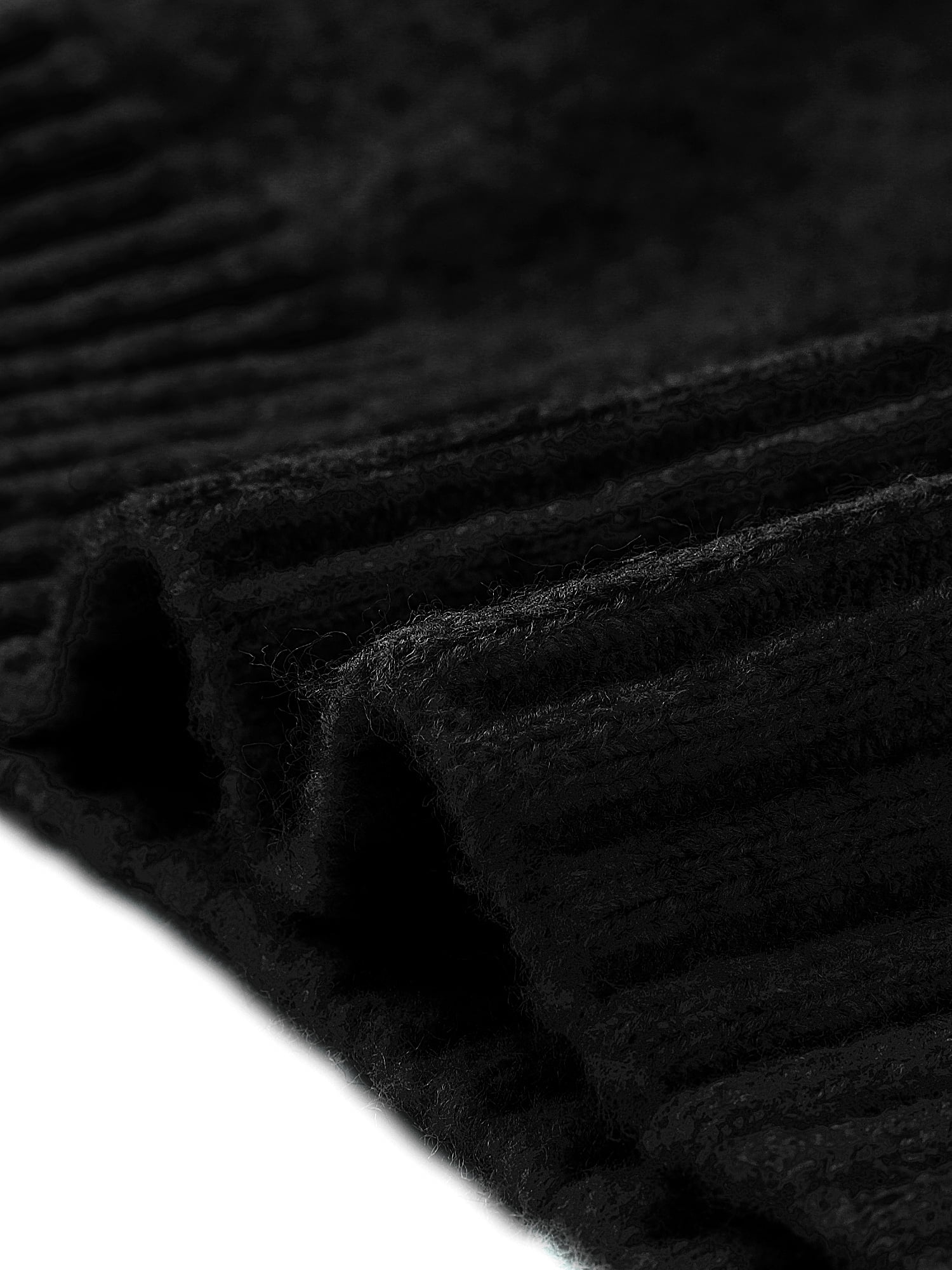 DARING DIVA Round Neck Pullover Long Sleeve Casual Sweater XL Black