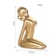 thumbnail image 4 of Estatuilla de Estatua de Chica de Yoga, Decoración Pequeña para , para pequeña sala, Decoración para Sala de Sunnimix Figura de estatua de postura de yoga, 4 of 8