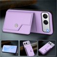 thumbnail image 3 of FOXDOCK Case for OnePlus Nord 4 RFID-Blocking Card Holder - Stylish Button Closure Design, 3 of 4