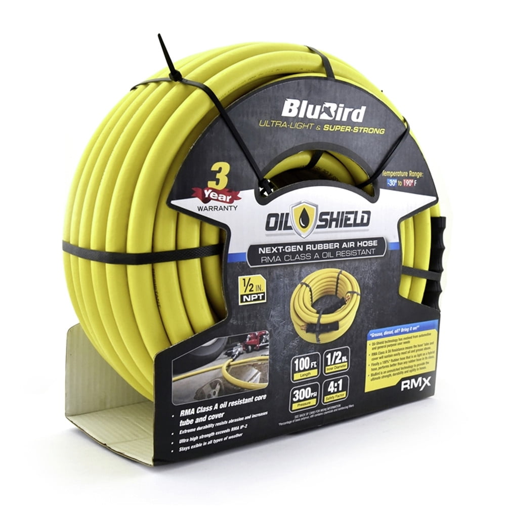 MAX USA KH100FT PowerLite High Pressure Air Hose 100ft, Red - 500 PSI For MAX Systems, Lightweight & Flexible