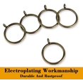 thumbnail image 4 of XINQIHANG 36 Pack 38mm Inner Diameter Metal Curtain Drape Sliding Eyelet Rings Antique Bronze Tone, 4 of 6