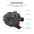 thumbnail image 4 of Andoer Smartphone Vlogging Hand Grip Mobile Phone Video Recording Holder Handle Stabilizer Cellphone Clamp 40mm-85mm Width with Microphone and Mini LED Light, 4 of 9