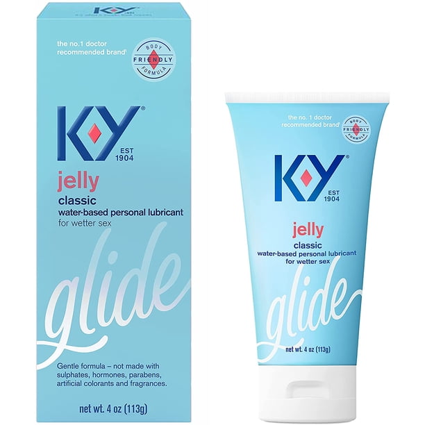 Ky Jelly Personal Lubricant Water Based Formula For Men Women 4 Oz 