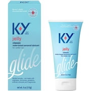 Ky Jelly Personal Lubricant Water-Based Formula for Men, Women - 4 oz