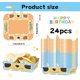thumbnail image 3 of Cartoon Blue Dog Disposable Paper Food Trays 24pcs Dog Family Birthday Decorations Nacho Trays for Blue Dog Theme Birthday Party Supplies Baby Shower Decorations, 3 of 7
