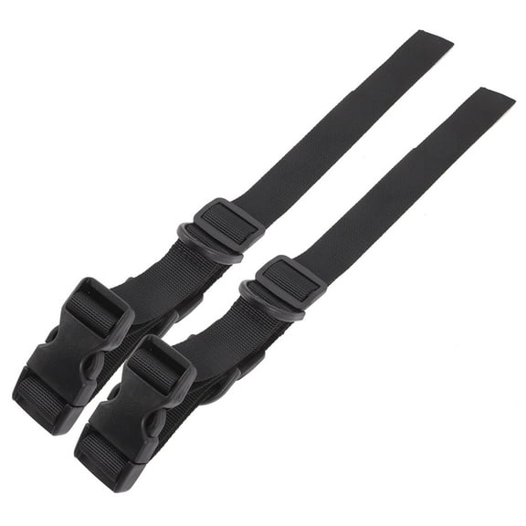 Milisten Adjustable Universal Shoulder Strap 2Pcs 29.5x1.3in Outdoor Activities Black Polyester