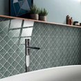 thumbnail image 5 of Adhesive Splashback for Kitchen Brick Palm Green 10 Pcs Wall Stickers Bathroom Kitchen Adhesive Wall Tiles with Tile Patterns PVC Adhesive Wall Tile, 5 of 5