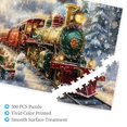 thumbnail image 3 of 500 PCS Exquisite Christmas Train & Gift 500 Piece Puzzle For Adults,Enjoy The Puzzle Solving Process,Classic Christmas Wooden Puzzles Gifts,Great For Relaxation And Display For Puzzle Enthusiast, 3 of 6
