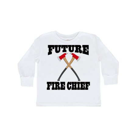 

Inktastic Future Fire Chief Firefighter Gift Toddler Boy or Toddler Girl Long Sleeve T-Shirt