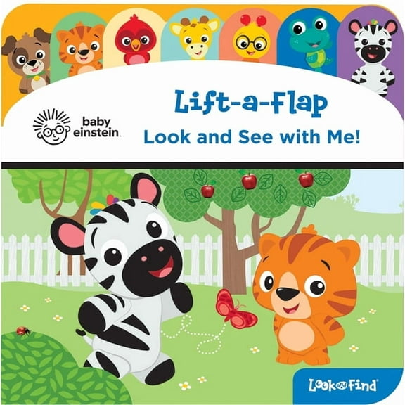 Baby Einstein: Look and See with Me! Lift-A-Flap Look and Find, (Board Book)