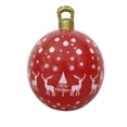 thumbnail image 5 of Christmas Inflatable Red Reindeer Snowflake Ornament Ball, Holiday Decoration for Yard Lawn Porch Garden Indoor Xmas Party, 5 of 5