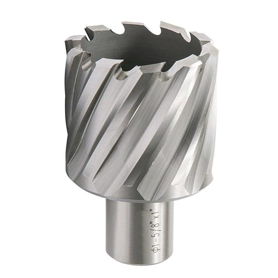 HSS Annular Cutter 1-5/8 in. x 1 in. Cutting Depth With Weldon Shank