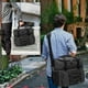 thumbnail image 2 of Portable Bowling Bag for 2 Balls with Shoe Compartment & Padded Dividers Durable Polyester Tote for Accessories, 2 of 4