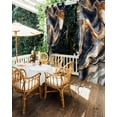 thumbnail image 5 of nqOlkjepod Outdoor Curtains for Patio Waterproof, Black Orange Marble Outdoor Privacy Panels Grommet, Vintage Stone Texture Blackout Outside Curtains for Porch/Cabana/Pergola/Gazebo 54"x84", 1 Panel, 5 of 8