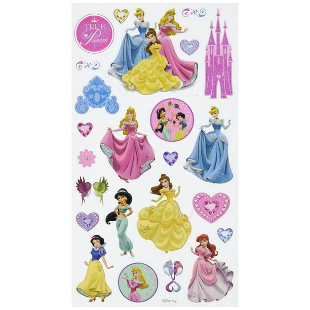 Sticko 448675 Disney Classique Autocollant Princesse Vraie Princesse