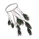 thumbnail image 3 of Lady Fascinator Feather Headband Beauty Hair Band Bohemio Borlas Headwear Azul Hugo Joyería de moda de la venda del pelo, 3 of 3