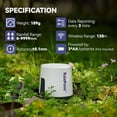 BALDR Wireless WiFi Rain Gauge with Rainfall, Accurate Rainfall Record