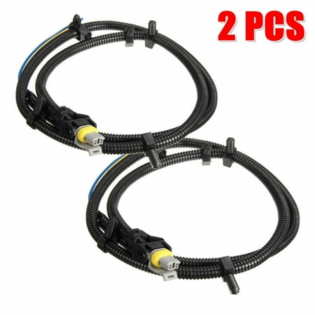Abs Wire Harness 2Pcs ABS Wheel Speed Sensor Wire Harness Plug 10340314 For Chevrolet, For Buick, For GM, For Pontiac ()