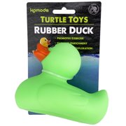 Komodo Floating Rubber Duck Turtle Toy for Aquariums, Assorted Colors, 2 inches