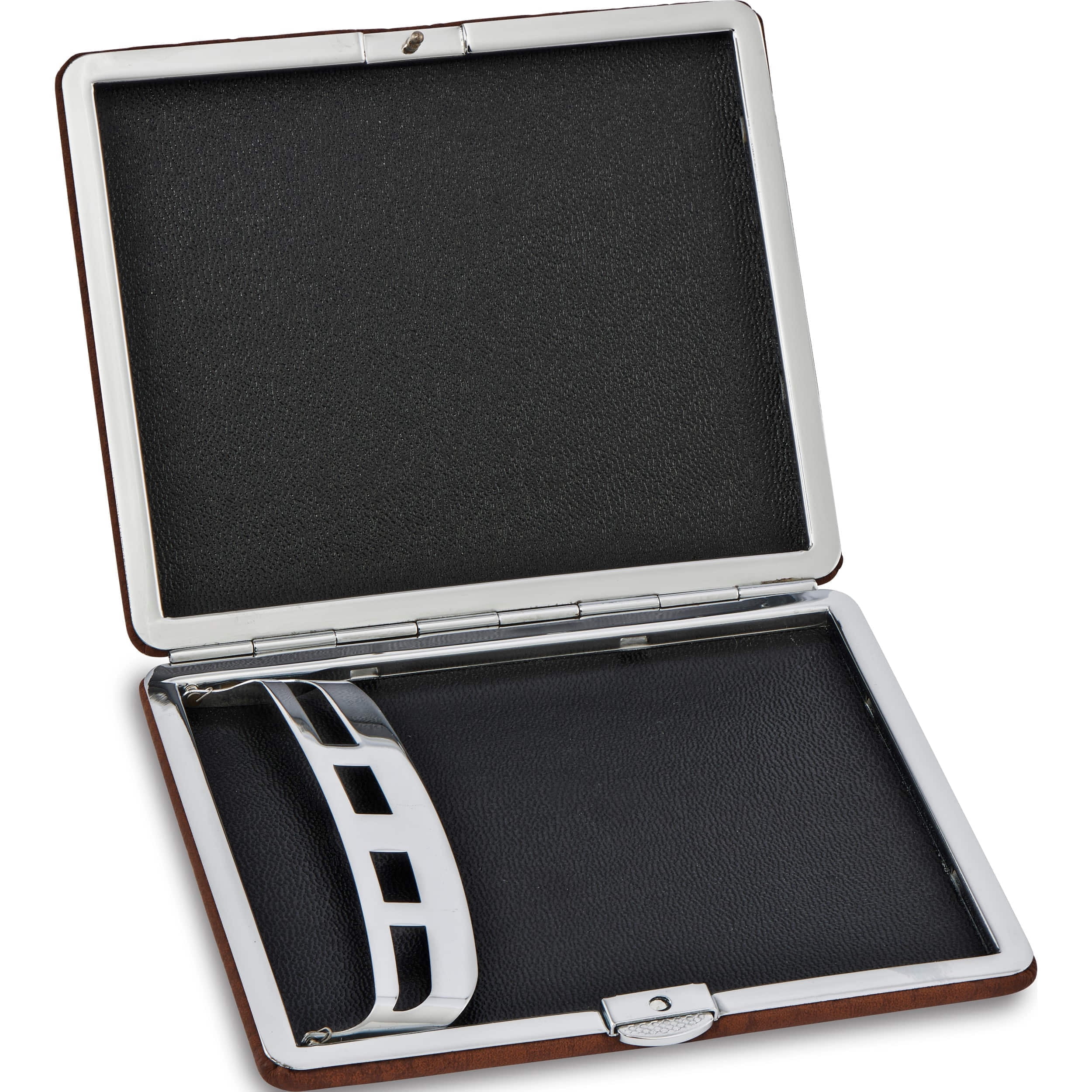 Fashion Tan Faux Leather Cigarette/Card Case (4.75 X 3) Made In China gm16914