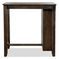 thumbnail image 3 of Furniture of America Tate 3-Piece Solid Wood Counter Height Dining Table Set, Dark Cherry, 3 of 22