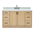 thumbnail image 6 of Ariel K61CWRVOMNB Kelly 60" Free Standing Single Basin Vanity Set - Blue, 6 of 7