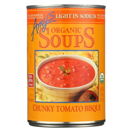 Amy's Soup - Chunky Tomato Bisque - Case of 1 - 14.5