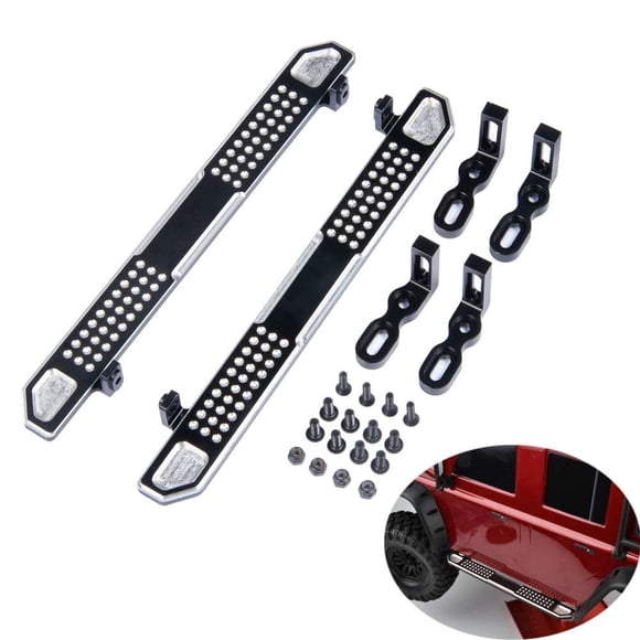 RCLIONS 1Pair Metal Pedal Side Board for 1/10 RC Crawler TRX-4 Trx4 Bronco Upgrade Parts (A Model)