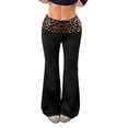 thumbnail image 2 of CAIXIA Women's Leopard Wide Leg Pants Casual High Waisted Palazzo Trousers with Pockets Spring 2026, 2 of 7